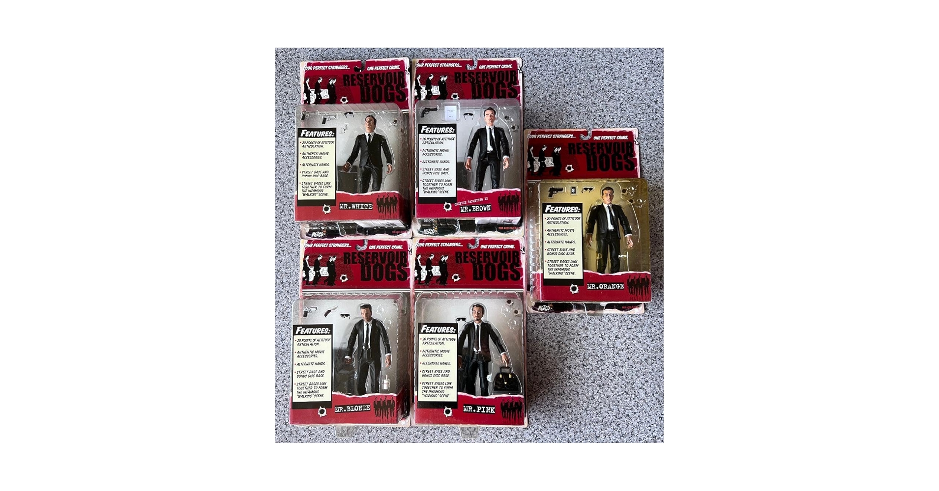 MEZCO 「レザボア・ドッグス」 コンプリート 5体セット 未開封新品 Amazon.co.jp: MEZCO レザボア ドッグス フィギュア 5体セット